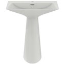 Lavabo monobloc Tipo-Z 1 trou Blanc brillant