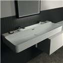 Lavabo Conca 120x45 cm à fixer au mur