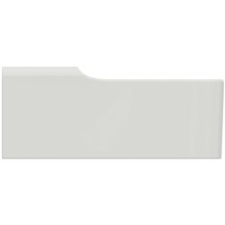 Lave-mains Conca 40x35 cm sans trop-plein et sans trou de robinetterie Blanc Brillant