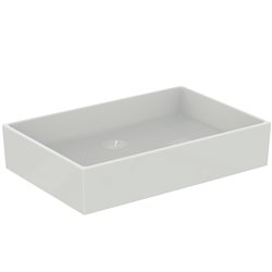 Vasque Extra 60x40 cm sans trop-plein et sans plage de robinetterie