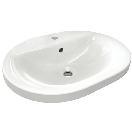 Vasque Connect 55x43 cm avec trop plein