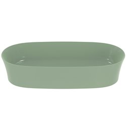 Vasque Ipalyss Sauge 60x38 cm sans trop plein et sans plage de robinetterie