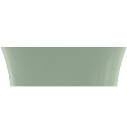 Vasque Ipalyss Sauge 60x38 cm sans trop plein et sans plage de robinetterie
