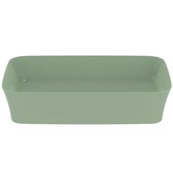 Vasque Ipalyss Sauge 55x38 cm sans trop plein et sans plage de robinetterie