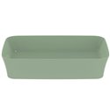 Vasque Ipalyss Sauge 55x38 cm sans trop plein et sans plage de robinetterie