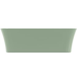 Vasque Ipalyss Sauge 55x38 cm sans trop plein et sans plage de robinetterie
