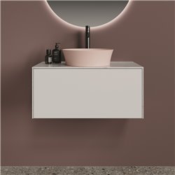 Vasque Ipalyss Nude Ø40 cm sans trop plein et sans plage de robinetterie