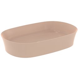 Vasque Ipalyss Nude 60x38 cm sans trop plein et sans plage de robinetterie