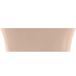 Vasque Ipalyss Nude 60x38 cm sans trop plein et sans plage de robinetterie