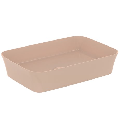 Vasque Ipalyss Nude 55x38 cm sans trop plein et sans plage de robinetterie