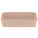 Vasque Ipalyss Nude 55x38 cm sans trop plein et sans plage de robinetterie