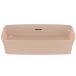 Vasque Ipalyss Nude 55x38 cm avec trop plein et sans plage de robinetterie