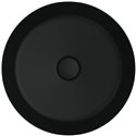 Vasque Ipalyss Noir Mat Ø40 cm sans trop plein et sans plage de robinetterie