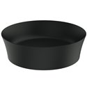 Vasque Ipalyss Noir Mat Ø40 cm sans trop plein et sans plage de robinetterie