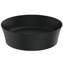 Vasque Ipalyss Noir Mat Ø40 cm sans trop plein et sans plage de robinetterie