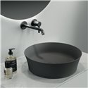 Vasque Ipalyss Gris Ardoise Ø40 cm sans trop plein et sans plage de robinetterie