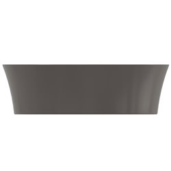 Vasque Ipalyss Gris Ardoise Ø40 cm sans trop plein et sans plage de robinetterie