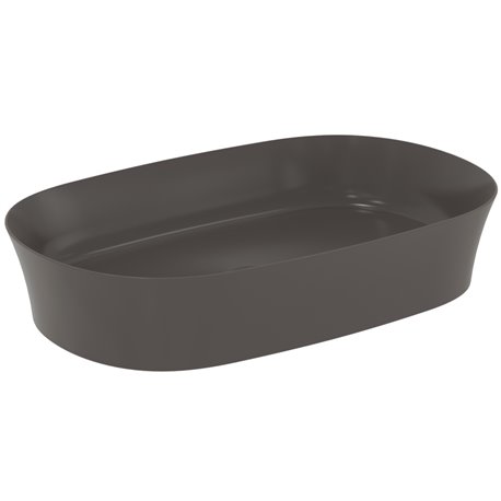 Vasque Ipalyss Gris Ardoise 60x38 cm sans trop plein et sans plage de robinetterie