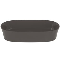 Vasque Ipalyss Gris Ardoise 60x38 cm sans trop plein et sans plage de robinetterie
