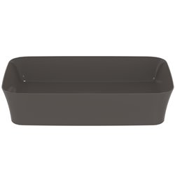 Vasque Ipalyss Gris Ardoise 55x38 cm sans trop plein et sans plage de robinetterie