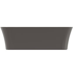Vasque Ipalyss Gris Ardoise 55x38 cm sans trop plein et sans plage de robinetterie