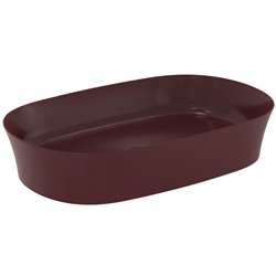 Vasque Ipalyss Grenade 60x38 cm sans trop plein et sans plage de robinetterie