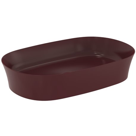 Vasque Ipalyss Grenade 60x38 cm sans trop plein et sans plage de robinetterie