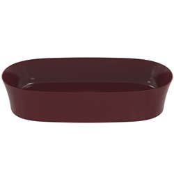 Vasque Ipalyss Grenade 60x38 cm sans trop plein et sans plage de robinetterie
