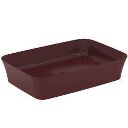 Vasque Ipalyss Grenade 55x38 cm sans trop plein et sans plage de robinetterie