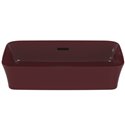 Vasque Ipalyss Grenade 55x38 cm avec trop plein et sans plage de robinetterie