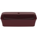 Vasque Ipalyss Grenade 55x38 cm avec trop plein et avec plage de robinetterie