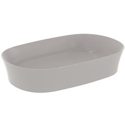 Vasque Ipalyss Ciment 60x38 cm sans trop plein et sans plage de robinetterie
