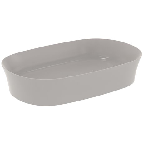 Vasque Ipalyss Ciment 60x38 cm sans trop plein et sans plage de robinetterie