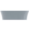 Vasque Ipalyss Bleu Poudré 60x38 cm sans trop plein et sans plage de robinetterie