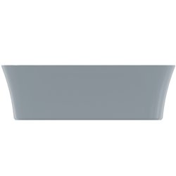 Vasque Ipalyss Bleu Poudré 55x38 cm sans trop plein et sans plage de robinetterie