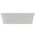 Vasque Ipalyss Blanc Brillant 55x38 cm sans trop plein et sans plage de robinetterie