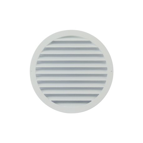 Grille extérieure aluminium circulaire GAC pas d'aillettes 20 mm Ø250 mm