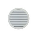 Grille extérieure aluminium circulaire GAC pas d'aillettes 20 mm Ø250 mm