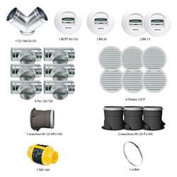 Kit accessoires Duocosy HR linéaire