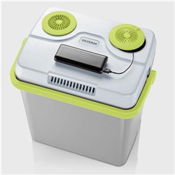 Glacière électrique 2925 25 Litres grise et verte