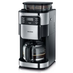 Cafetière filtre avec broyeur 4810 avec broyeur à grains noir et inox