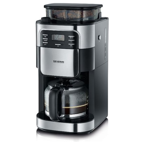 Cafetière filtre avec broyeur 4810 avec broyeur à grains noir et inox