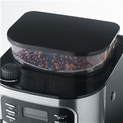 Cafetière filtre avec broyeur 4810 avec broyeur à grains noir et inox