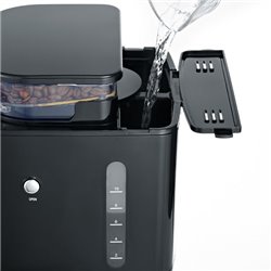 Cafetière filtre avec broyeur 4810 avec broyeur à grains noir et inox