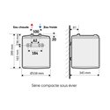 Chauffe eau Petite capacité 15 Litres compact sur-évier