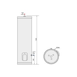 Inox Expert Vertical sur socle 300L