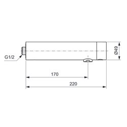 Bec électronique D2609AA Sensorflow avec piles