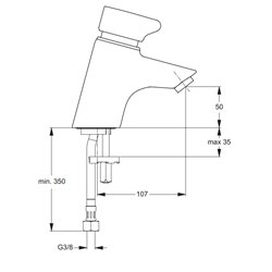 Mitigeur D2341AA Okyris 2 Clinic 