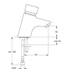Robinet D2340AA Okyris 2 Clinic monofluide