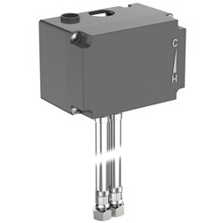 Boîtier thermostatique apparent pour robinetterie